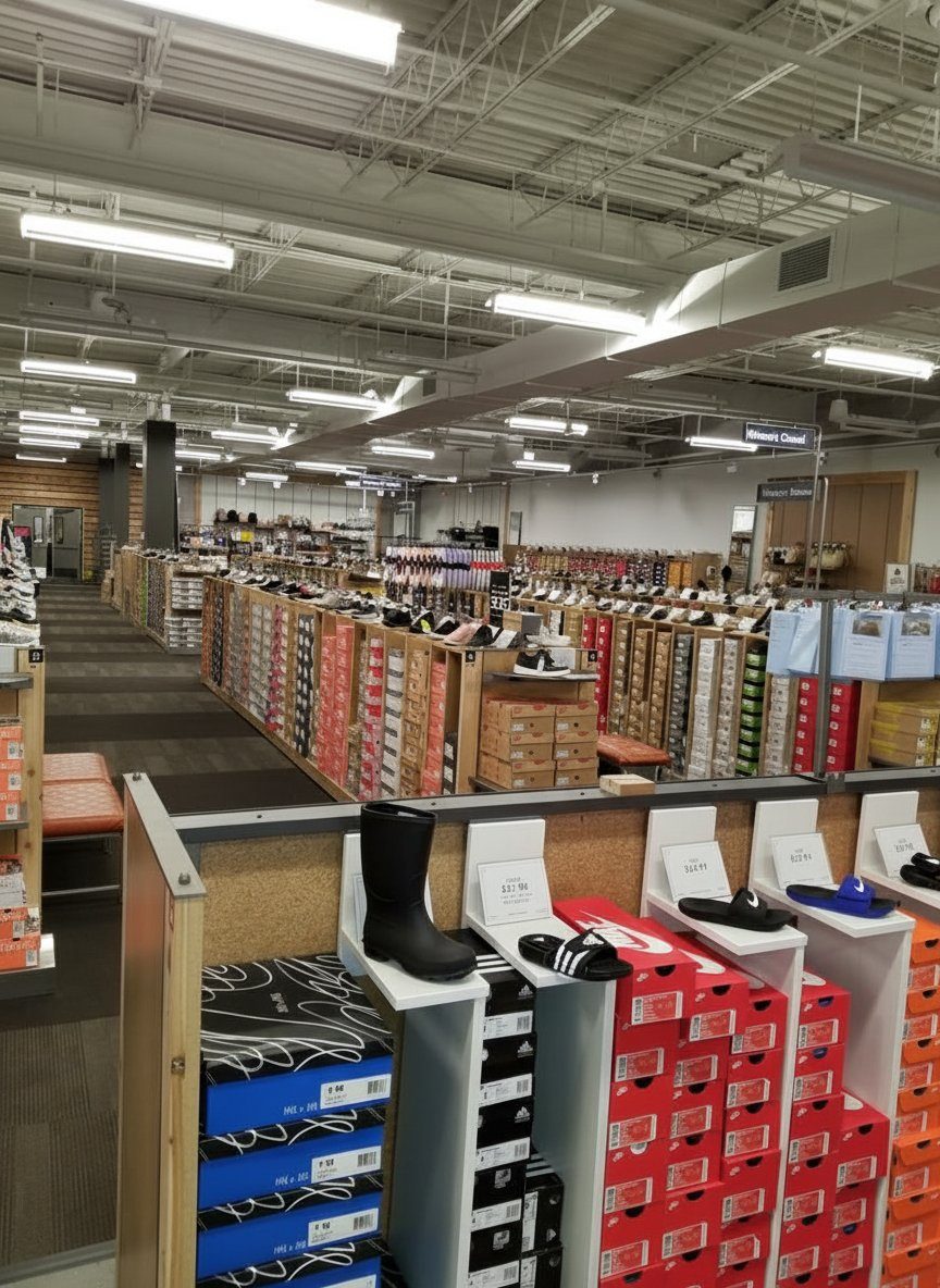 DSW interior construction, Hyattsville, MD